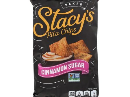 Stacy s Pita Chips Cinnamon Sugar Pita Chips - Cinnamon Sugar - Case Of 12 - 7.33 Oz. Sale