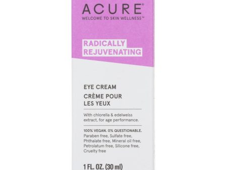 Acure - Eye Cream - Chlorella And Edelweiss Stem Cell - 1 Fl Oz. Fashion