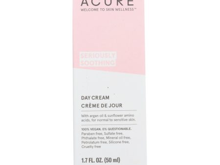 Acure Sensitive Facial Cream - Argan Oil And Sunflower Amino Acids - 1.75 Fl Oz. Online Sale