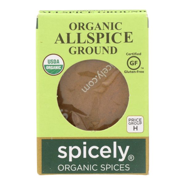 Spicely Organics - Organic Allspice - Ground - Case Of 6 - 0.45 Oz. Fashion