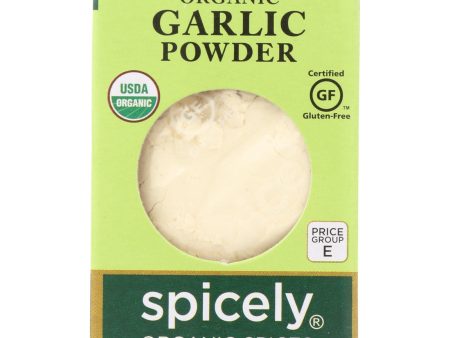 Spicely Organics - Organic Garlic Powder - Case Of 6 - 0.4 Oz. For Cheap