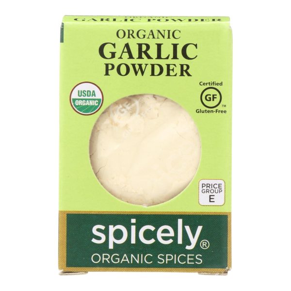 Spicely Organics - Organic Garlic Powder - Case Of 6 - 0.4 Oz. For Cheap