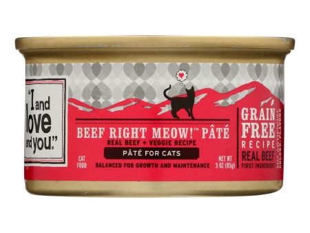 I And Love And You Wholly Cow - Wet Food - Case Of 24 - 3 Oz. Supply