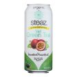 Steaz Unsweetened Green Tea - Passion Fruit - Case Of 12 - 16 Fl Oz. Online Hot Sale