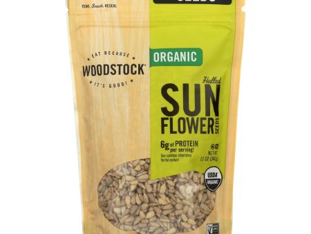 Woodstock Organic Hulled And Unsalted Sunflower Seeds - Case Of 8 - 12 Oz Online Hot Sale