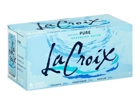 Lacroix Pure Sparkling Water - Case Of 3 - 12 Fl Oz. Sale