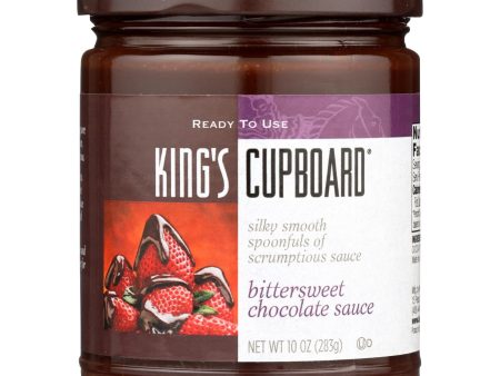 The King s Cupboard Dessert Sauces - Bittersweet Chocolate - Case Of 12 - 10.4 Oz. For Sale