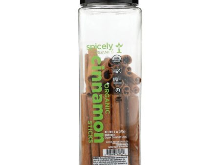 Spicely Organics - Cinnamon Organic Sticks - Case Of 2-6 Ounces Online Hot Sale