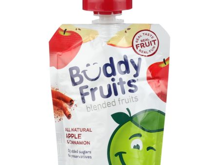 Buddy Fruits - Originals Apple Cinnamon - Case Of 18 - 3.2 Ounces Online now