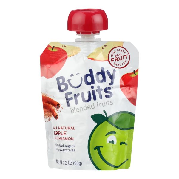 Buddy Fruits - Originals Apple Cinnamon - Case Of 18 - 3.2 Ounces Online now