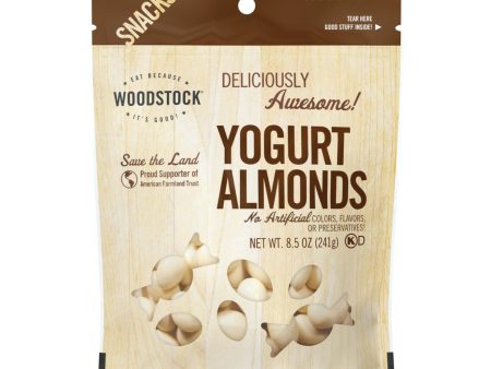 Woodstock Yogurt Almonds - Case Of 8 - 8.5 Oz Online Hot Sale