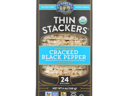 Lundberg Family Farms - Rice Ck Black Pepp Thin - Case Of 6-6 Oz For Cheap