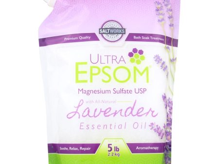 Ultra Epsom - Epson Salt Lavender - 1 Each - 5 Lb on Sale