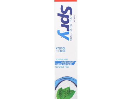 Spry Xylitol Toothpaste - Peppermint - 4 Oz. Sale