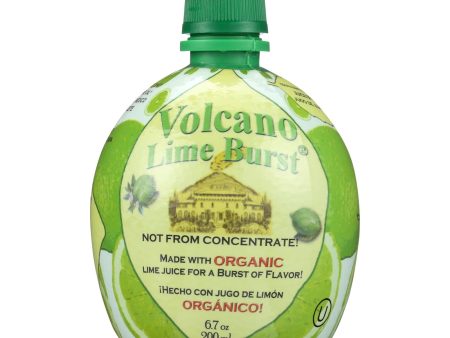 Volcano Lime Burst Juice  - Case Of 12 - 6.7 Fz Supply