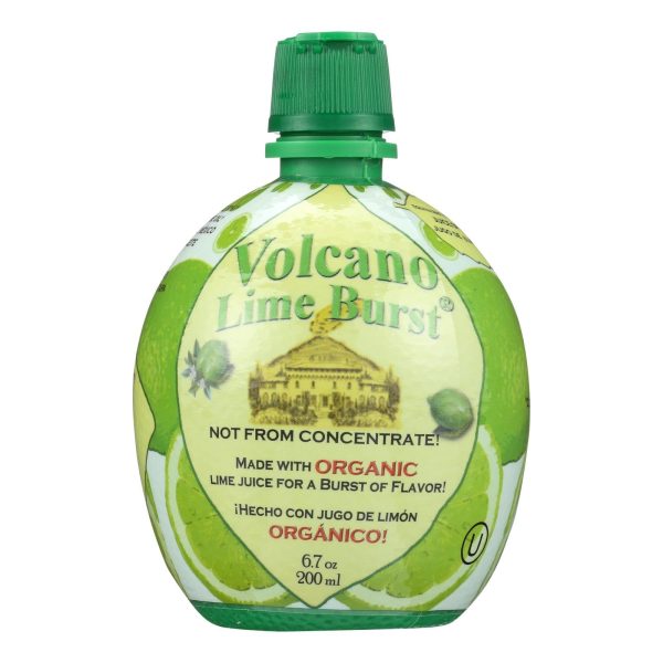 Volcano Lime Burst Juice  - Case Of 12 - 6.7 Fz Supply