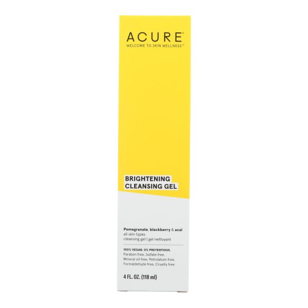 Acure - Facial Cleansing Gel - Superfruit And Chlorella - 4 Fl Oz. For Cheap