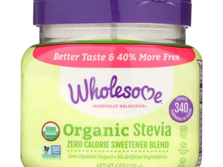 Wholesome! Organic Stevia Jar - Case Of 6 - 6 Oz For Sale