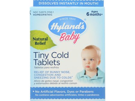 Hylands Homeopathic Baby Tiny Cold Tablets - 125 Tablets Online Sale