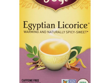 Yogi Egyptian Licorice - Case Of 6 - 16 Bags Fashion