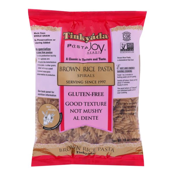 Tinkyada Brown Rice Spirals - Case Of 12 - 16 Oz Online Sale