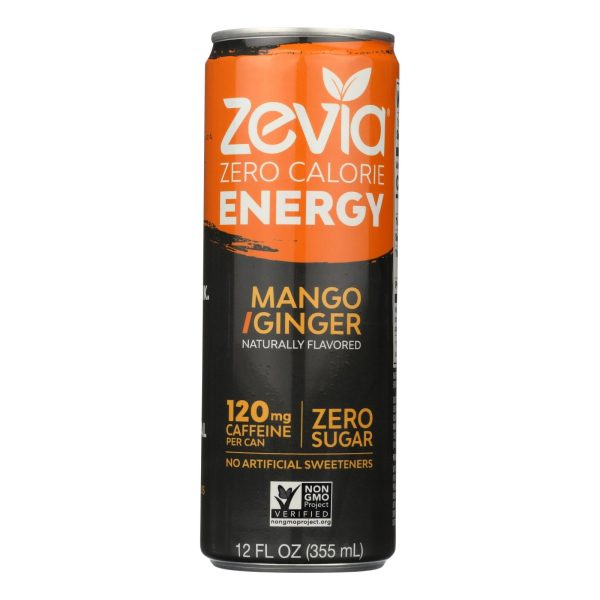 Zevia Zero Calorie Energy Drink - Mango ginger - Case Of 12 - 12 Fl Oz Online