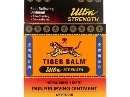 Tiger Balm Pain Relieving Ointment Ultra Strength - Non-staining - 1.7 Oz For Discount