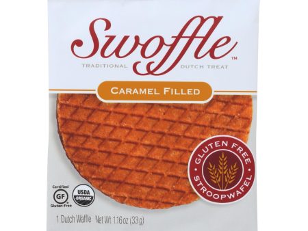 Swoffle Dutch Waffle - Original Caramel - Case Of 16 - 1.16 Oz. Online Sale