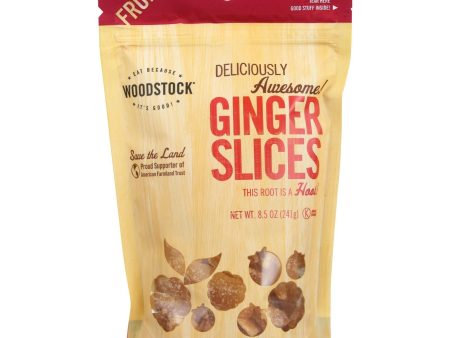 Woodstock Ginger Slices - Case Of 8 - 8.5 Oz Discount