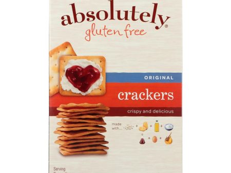 Absolutely Gluten Free - Crackers - Original - Case Of 12 - 4.4 Oz. For Cheap