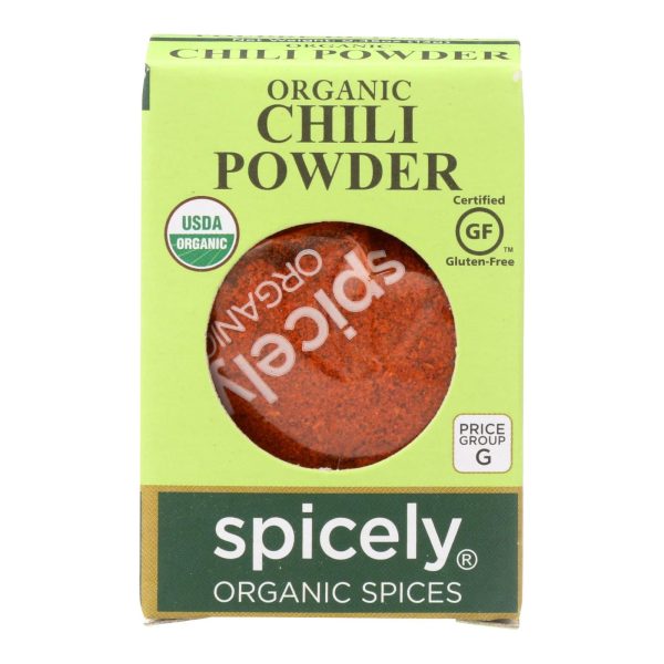 Spicely Organics - Organic Chili Powder - Case Of 6 - 0.45 Oz. For Cheap