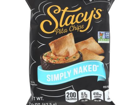 Stacey s Pita Chips - Simply Naked - 1.5 Oz - Case Of 24 Online now