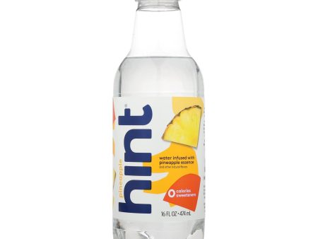 Hint Pineapple Water - Pineapple Unsweetened - Case Of 12 - 16 Fl Oz. Online