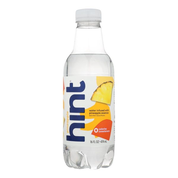 Hint Pineapple Water - Pineapple Unsweetened - Case Of 12 - 16 Fl Oz. Online