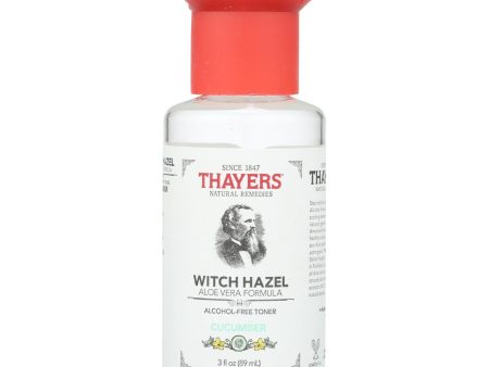 Thayers Witch Hazel Astringent - Cucumber - Case Of 24 - 3 Fl Oz For Sale