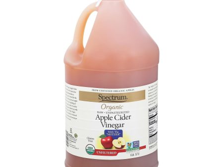 Spectrum Naturals Organic Unfiltered Apple Cider Vinegar - Case Of 4 - 1 Gal Fashion