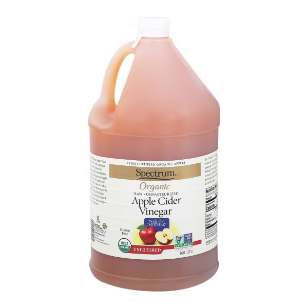 Spectrum Naturals Organic Unfiltered Apple Cider Vinegar - Case Of 4 - 1 Gal Fashion