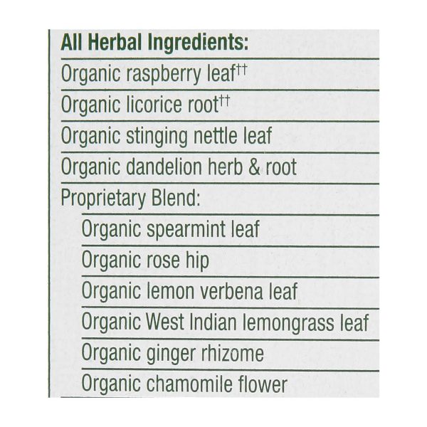 Traditional Medicinals Female Toner Herbal Tea - 16 Tea Bags - Case Of 6 For Sale