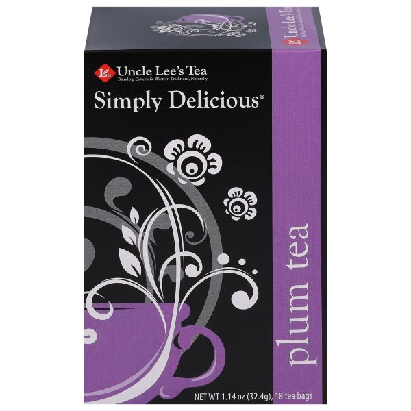 Uncle Lee s Tea - Tea Simply Del Plum - 1 Each - 18 Bag Online now