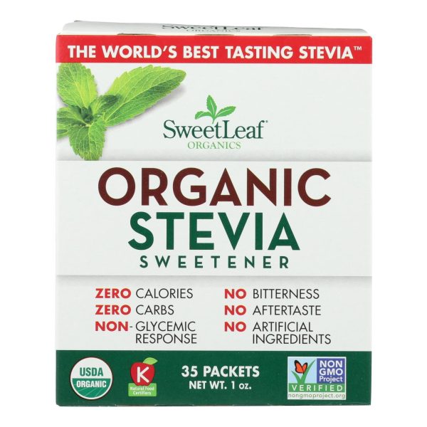 Sweet Leaf Sweetener - Organic - Stevia - 35 Count Online