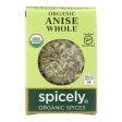 Spicely Organics - Organic Anise Whole - Case Of 6 - 0.3 Oz. For Sale