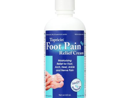 Topricin Foot Therapy Cream - 8 Oz For Sale