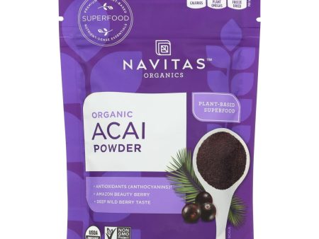 Navitas Naturals Acai Powder - Organic - Freeze-dried - 4 Oz - Case Of 12 For Cheap