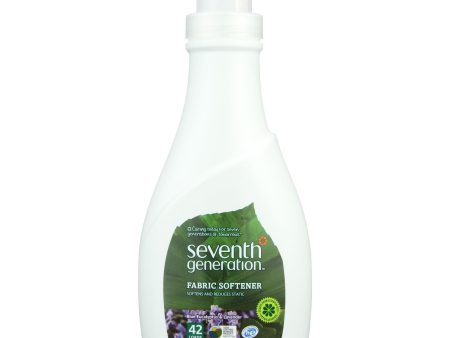 Seventh Generation Natural Liquid Fabric Softener - Blue Eucalyptus And Lavender - Case Of 6 - 32 Fl Oz. on Sale