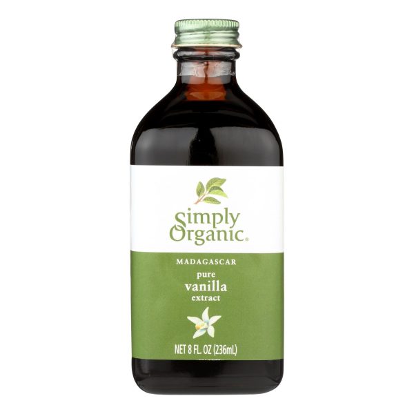 Simply Organic Pure Vanilla Extract - Case Of 6 - 8 Fl Oz. Supply