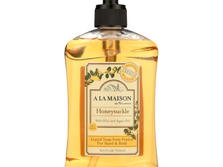 A La Maison - French Liquid Soap - Honeysuckle - 16.9 Oz Supply