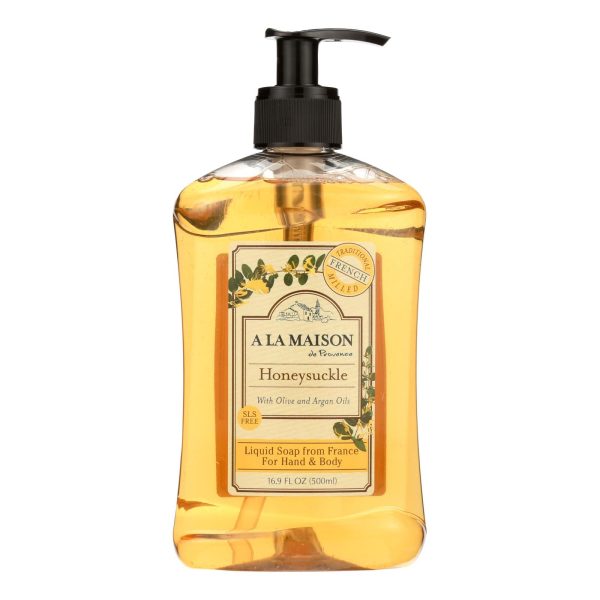 A La Maison - French Liquid Soap - Honeysuckle - 16.9 Oz Supply