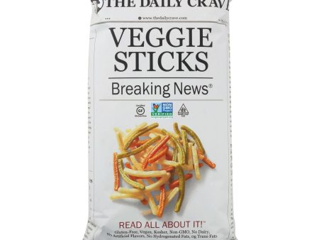 The Daily Crave Veggie Sticks - Potato And Other Vegetable Snack - Case Of 8 - 6 Oz Discount