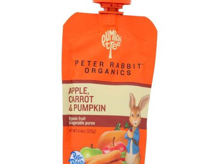 Peter Rabbit Organics Baby Food - Organic - Vegetable And Fruit Puree - Pumpkin Carrot And Apple - 4.4 Oz - Case Of 10 For Cheap