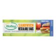 Biobag - Resealable Sandwich Bags - Case Of 12 - 25 Count Hot on Sale